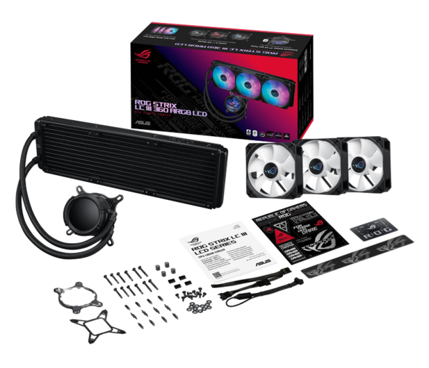 ASUS ROG STRIX LC III 360 ARGB LCD 3x120mm 90RC00W1-M0UAY0 - 1352271 - zdjęcie 4